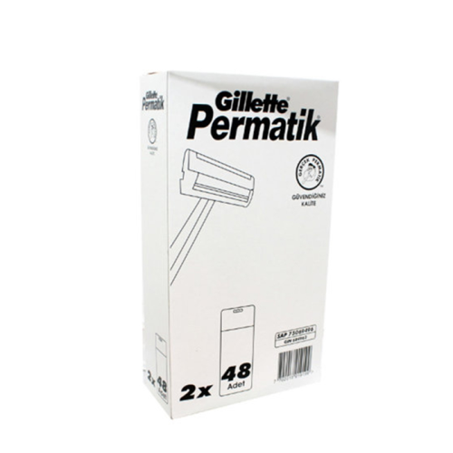 Gillette Permatik Tek Tıraş Bıçağı 96lı Kullan At Traş Paketi