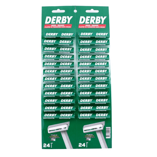 Derby Tek Tıraş Bıçağı 48li Kartela Traş Bıça