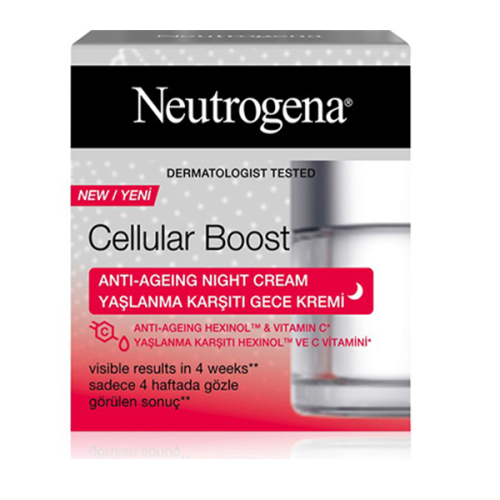 Neutrogena Cellular Boost Yaşlanma Karşıtı Gece Kremi 50 ml