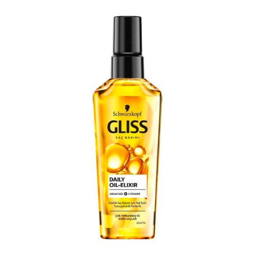 Gliss Saç Bakım Yağı Dily Oil Elixir Yağ İksiri 75 Ml