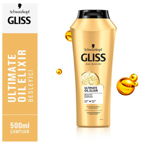Gliss Şampuan 500ml Ultimate Oil Elixir