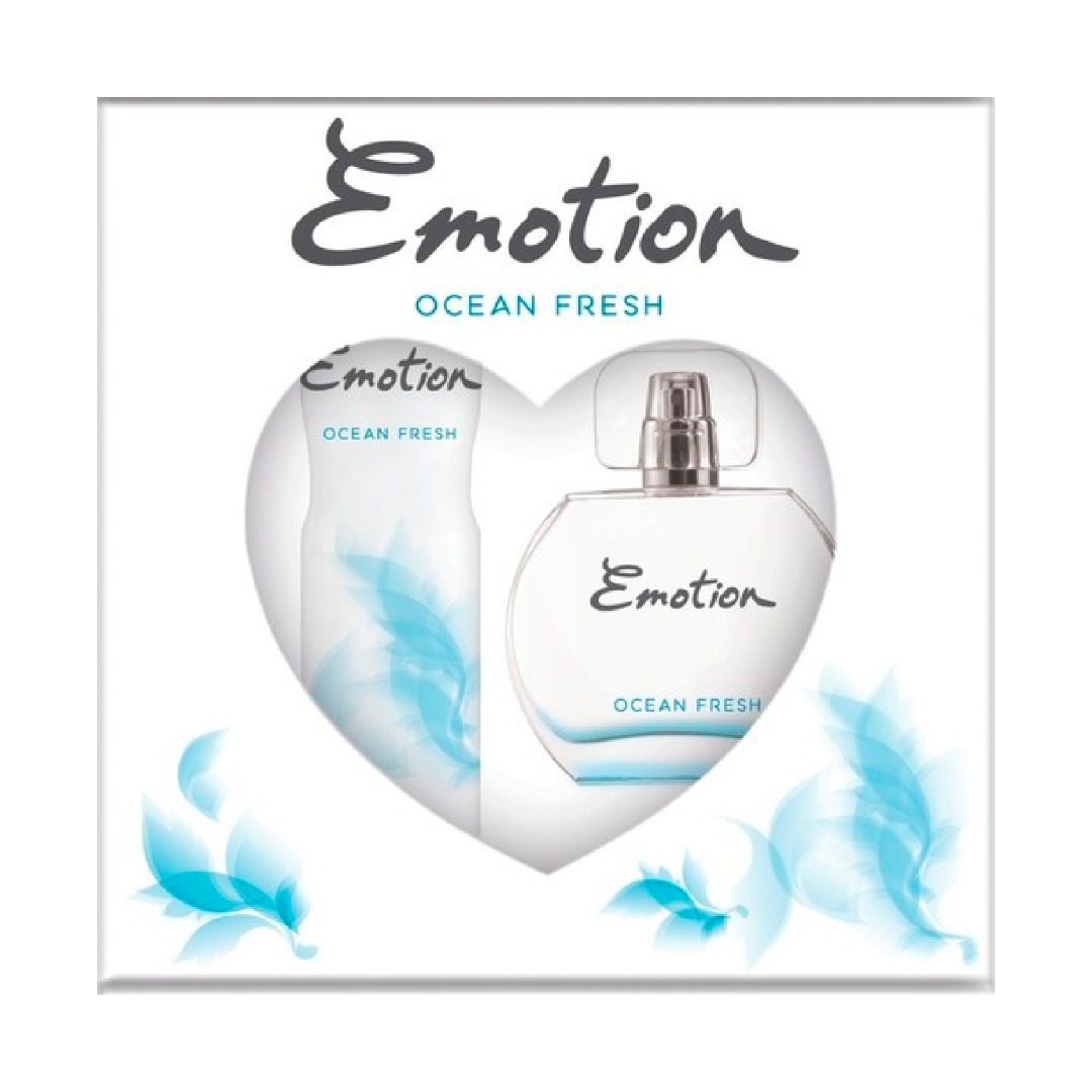 Emotion Ocean Fresh Edt Kadın Parfüm 50 ml & Deodorant 150 ml Kofre Set