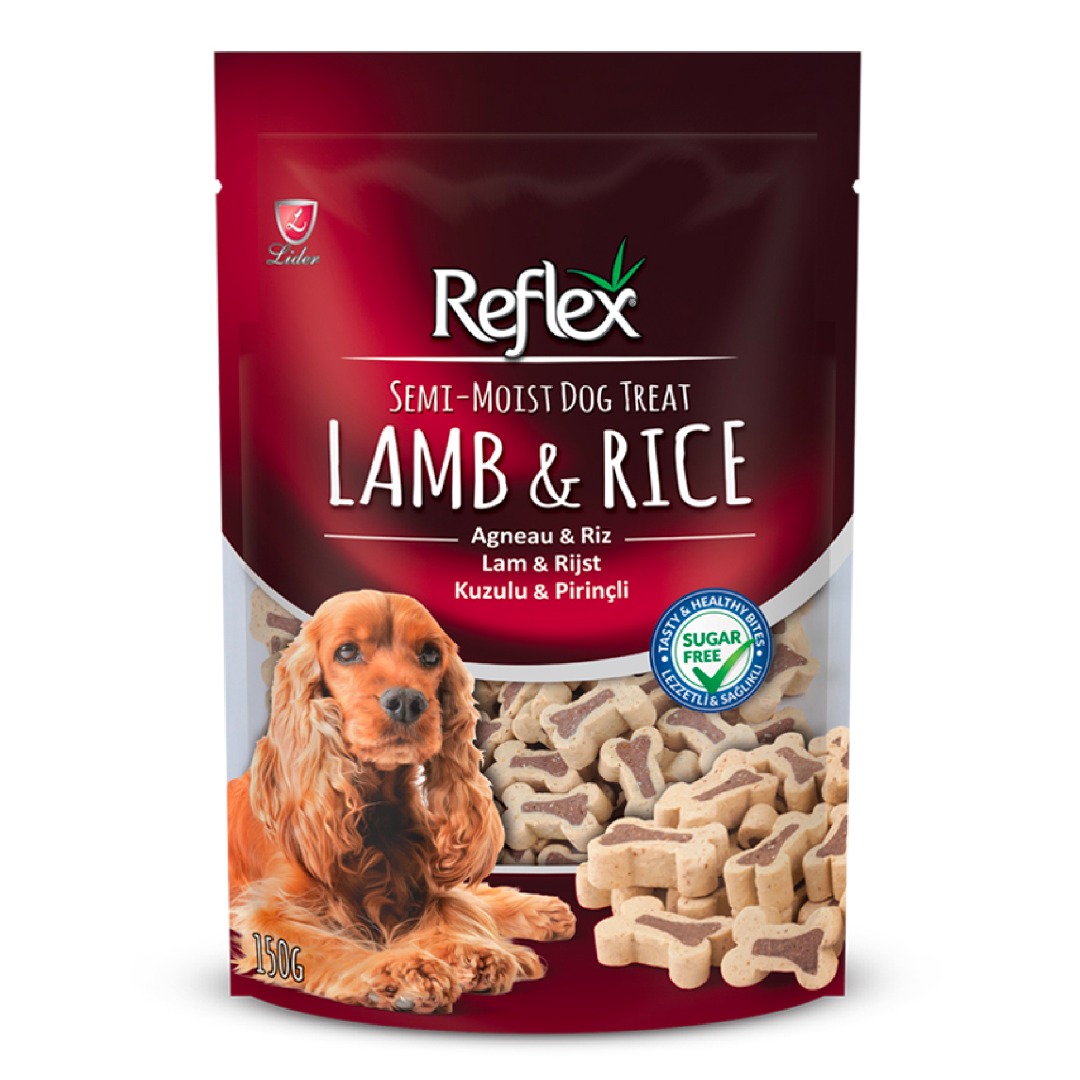 Reflex Semi Moist Kuzulu Pirinçli Köpek Ödülü 150 Gr