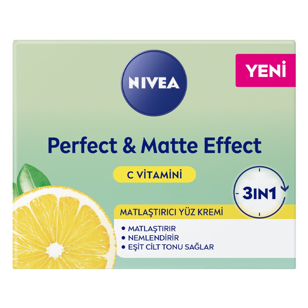 Nivea Perfect Matte C Vitaminli Yüz Kremi 50 Ml