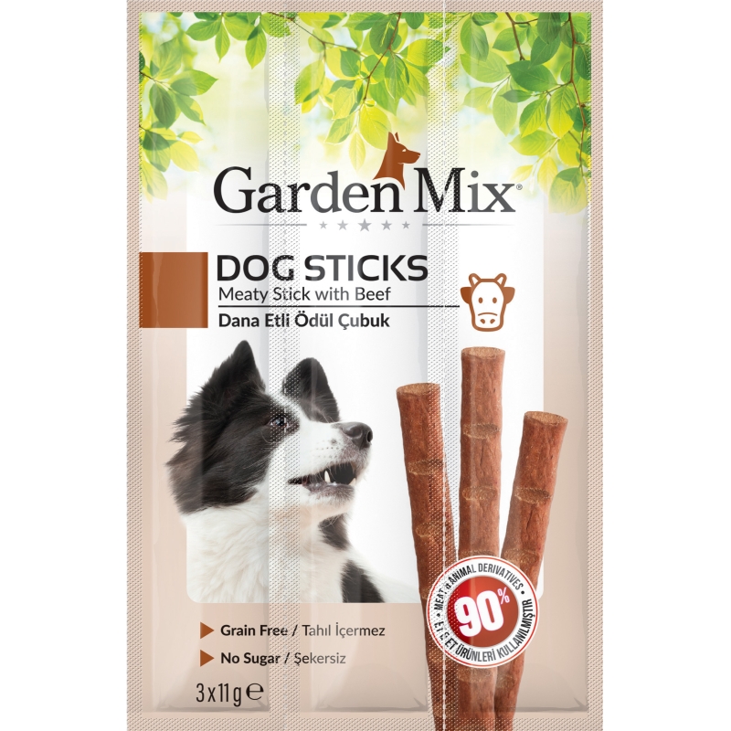 Gardenmix Dana Etli Köpek Stick Ödül 3x11 gr