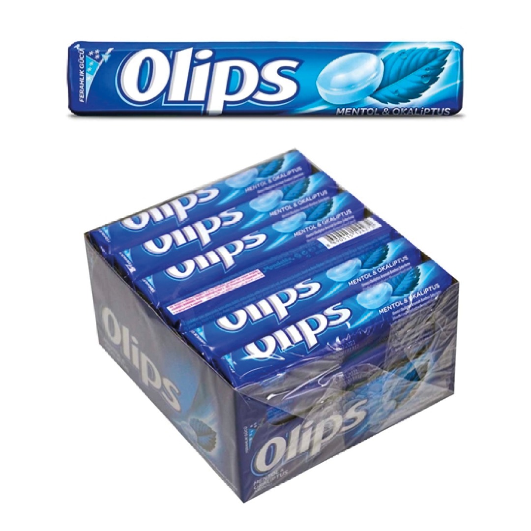 Kent Olips Mentol & Okaliptus Aromalı Şekerleme 28 gr 24'lü Paket