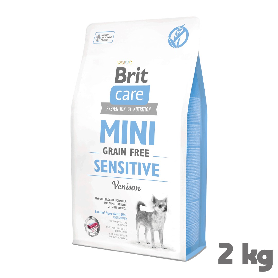 Brit Care Mini Sensitive Geyik Etli Yetişkin Köpek Maması 2 Kg