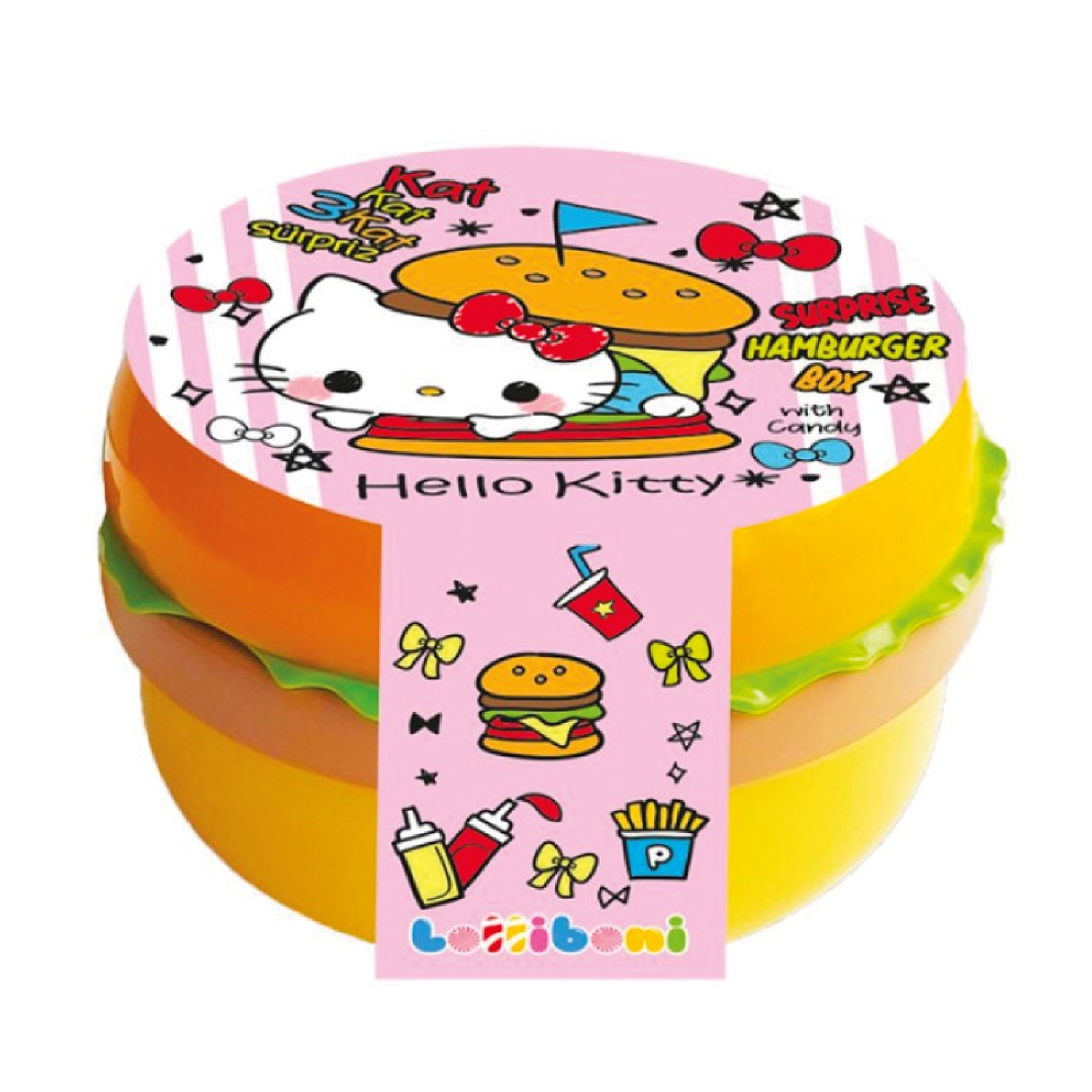 Lolliboni Hello Kitty Süpriz Oyuncaklı Hamburger