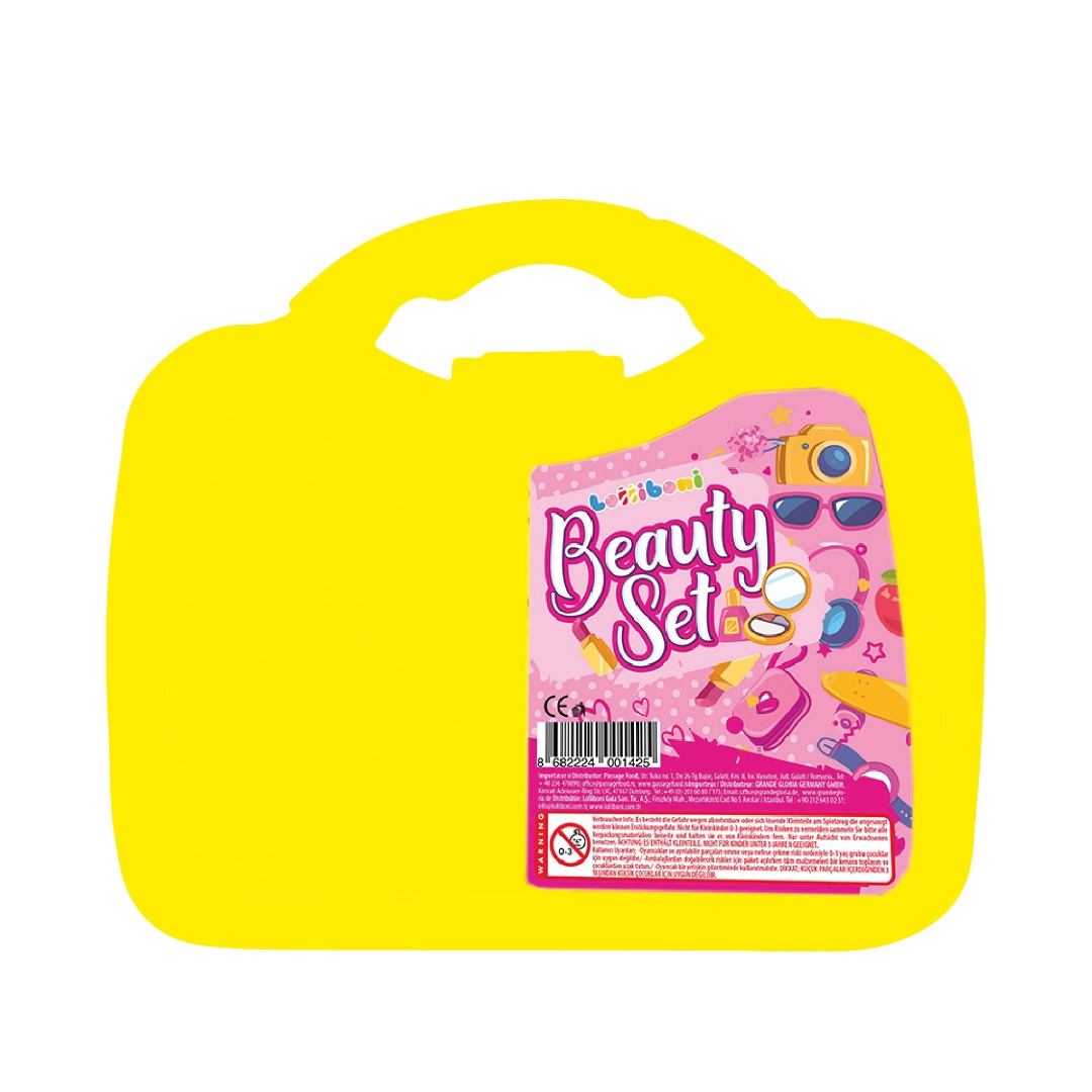 Lolliboni Beaty Set Süpriz Oyuncaklı Güzellik Seti Sarı