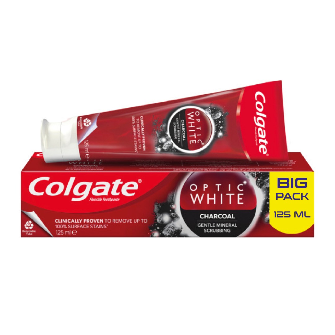 Colgate Optic White Aktif Kömür Diş Macunu Süper Fırsat Paketi 125 ml