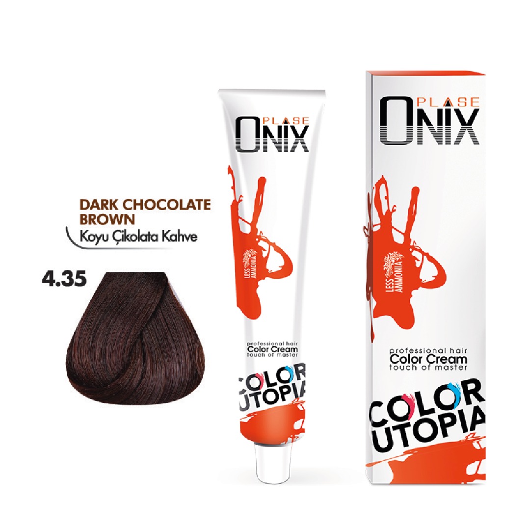Morfose Onix Saç Boyası 4.35 Koyu Çikolata Kahve 60 ml