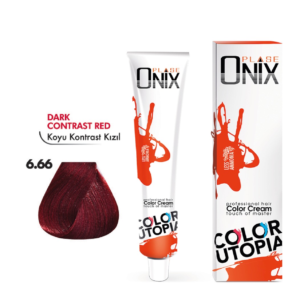 Morfose Onix Saç Boyası 6.66 Koyu Kontrast Kızıl 60 ml