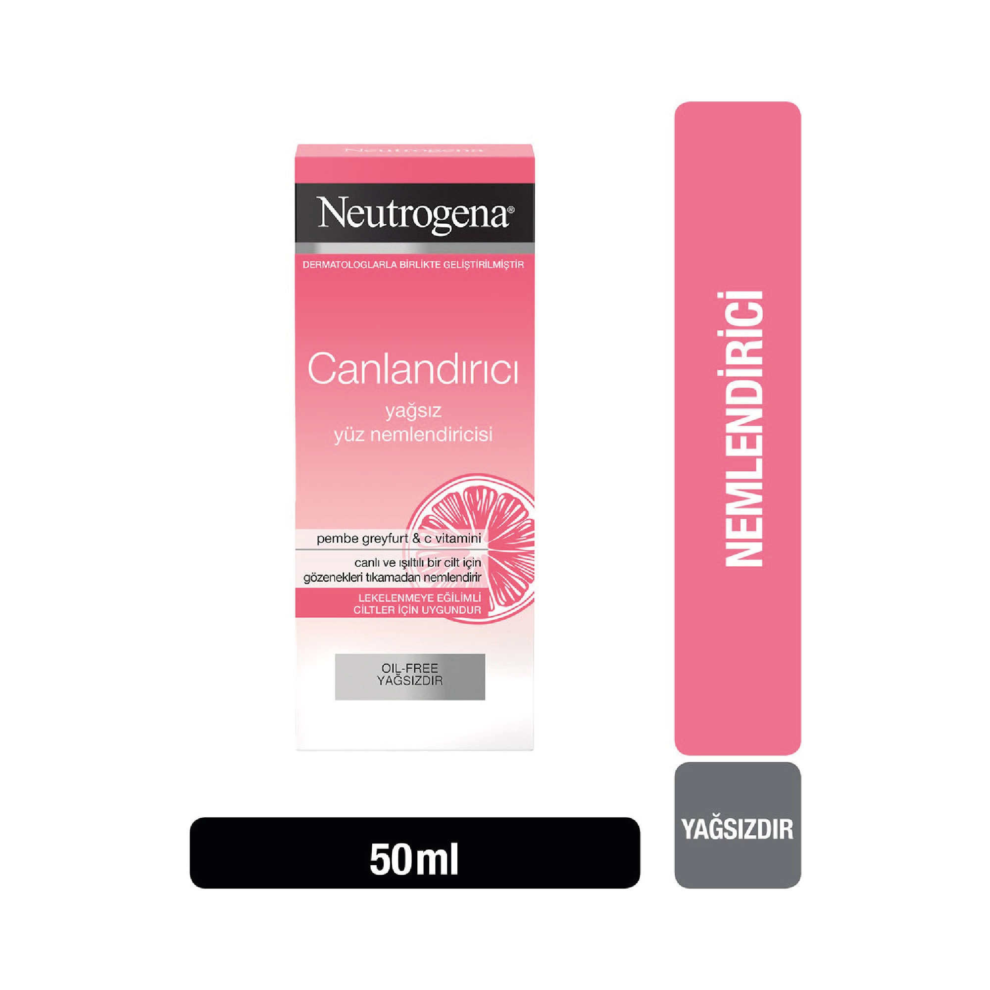Neutrogena Canlandırıcı Yağsız Yüz Nemlendirici 50 ml